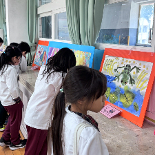 【中華光點兒童「愛無限的可能」校園巡迴畫展｜新和國小站】